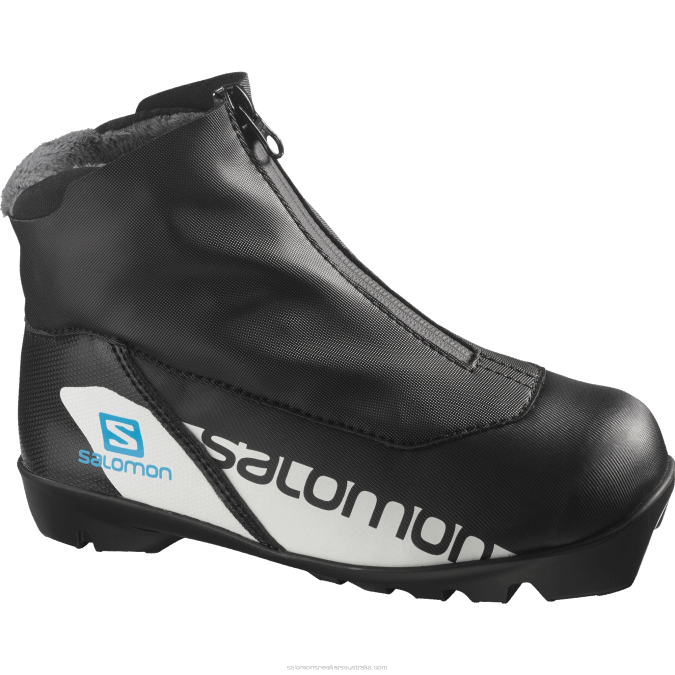 Junior - Kids' Classic Nordic Boots - Rc V42L1411 Salomon Black/Process Blue - Salomon shoes