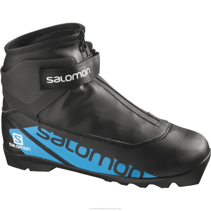 Junior - Kids' Skating Classic Nordic Boots - R/Combi V42L1410 Salomon Black/Process Blue - Salomon sneakers Australia