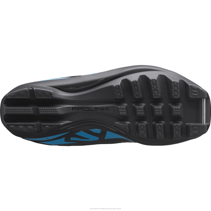 Junior - Kids\' Skating Classic Nordic Boots - R/Combi V42L1410 Salomon Black/Process Blue - Salomon sneakers Australia