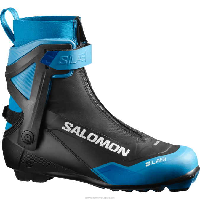 Junior - Kids' Skating Classic Nordic Boots - S/Lab Skiathlon Cs V42L1409 Salomon Black/Process Blue - Salomon sneakers Australia