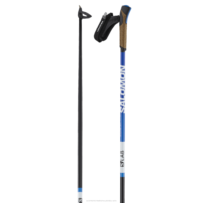 Junior - Kids' Skating Classic Nordic Poles - S/Lab Carbon Jr V42L1417 Salomon Race Blue - Salomon Australia