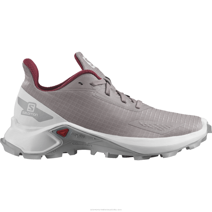 Junior - Kids' Shoes - Alphacross Blast V42L1350 Salomon Quail/White/Pearl Blue - Salomon shoes