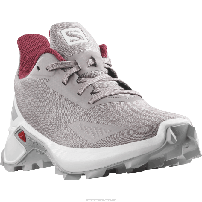 Junior - Kids\' Shoes - Alphacross Blast V42L1350 Salomon Quail/White/Pearl Blue - Salomon shoes