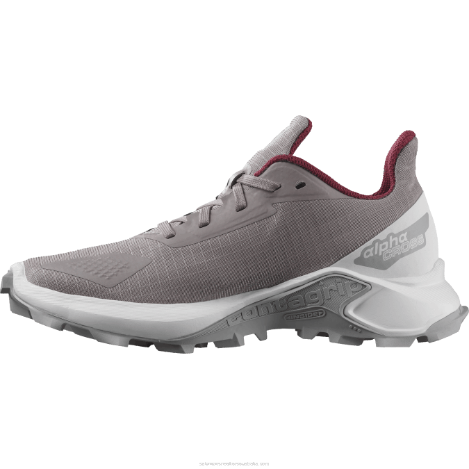 Junior - Kids\' Shoes - Alphacross Blast V42L1350 Salomon Quail/White/Pearl Blue - Salomon shoes