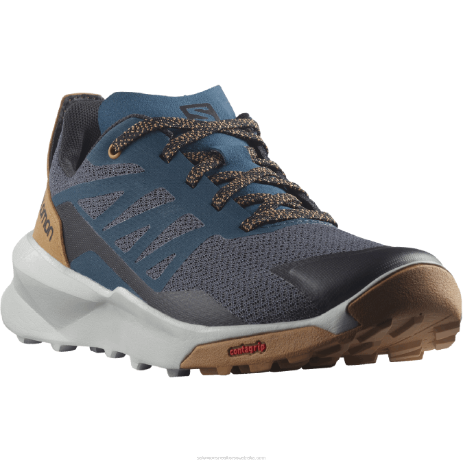 Junior - Kids\' Shoes - Patrol V42L1347 Salomon Magnet/Pearl Blue/Tobacco Brown - Salomon shoes