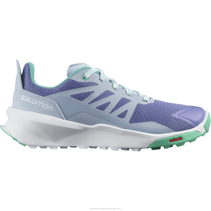 Junior - Kids' Shoes - Patrol V42L1348 Salomon Velvet Morning/Zen Blue/Mint Leaf - Salomon Australia