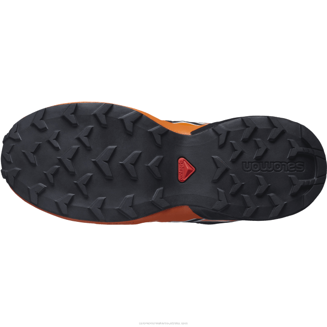 Junior - Kids\' Shoes - Speedcross V42L1352 Salomon Wrought Iron/Black/Vibrant Orange - Salomon sneakers Australia
