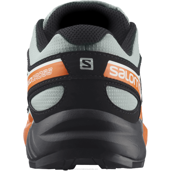 Junior - Kids\' Shoes - Speedcross V42L1352 Salomon Wrought Iron/Black/Vibrant Orange - Salomon sneakers Australia