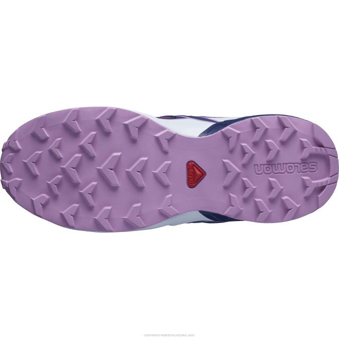 Junior - Kids\' Shoes - Speedcross V42L1355 Salomon Plum Caspia/Evening Blue/Orchid - Salomon sneakers Australia