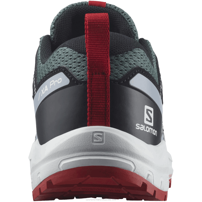 Junior - Kids\' Shoes - Xa Pro V8 V42L1357 Salomon Stormy Weather/Zen Blue/Goji Berry - Salomon Australia