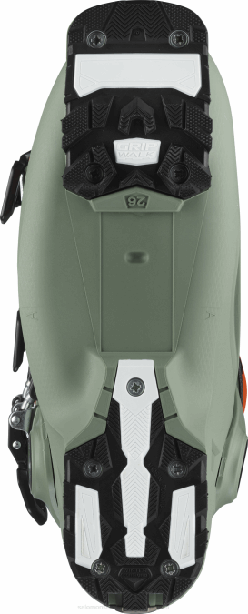 Junior - Kids\' All-Mountain Boots - Shift Pro 80T At V42L1373 Salomon Oil Green/Black/Orange - Salomon sneakers Australia