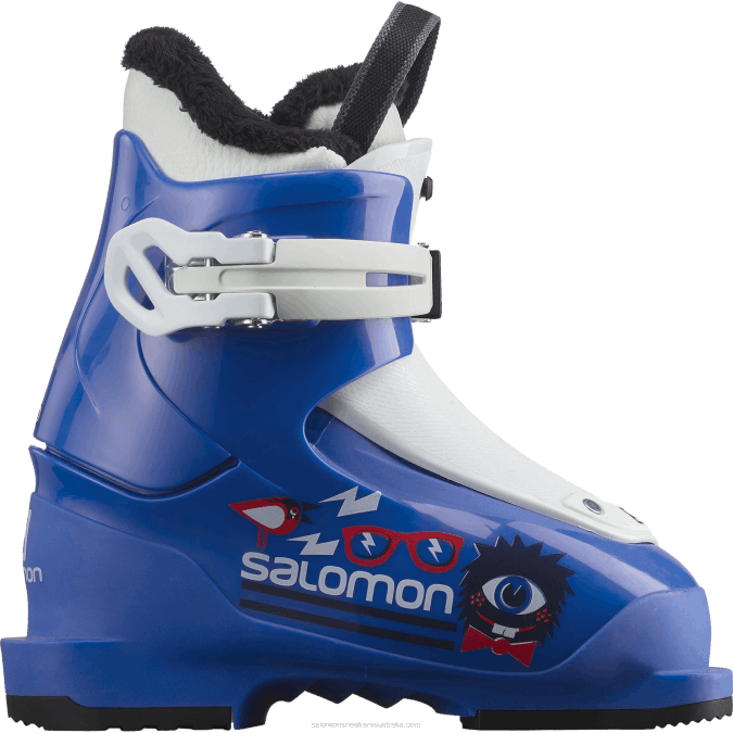 Junior - Kids' All-Mountain Boots - T1 V42L1425 Salomon Race Blue/White - Salomon sneakers Australia