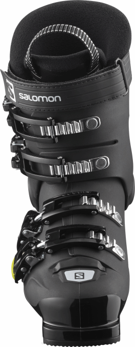 Junior - Kids\' On-Piste Boots - S/Max 60 Rt V42L1375 Salomon Black/Acid Green - Salomon Australia