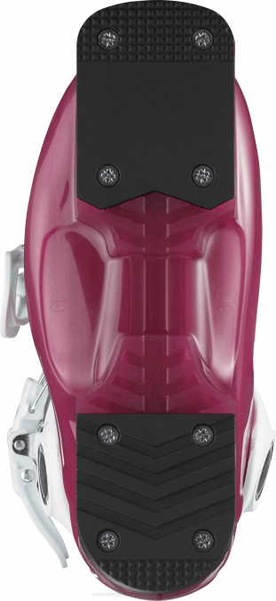 Junior - Kids\' On-Piste Boots - T2 Rt Girly V42L1380 Salomon Rose Violet Translucent/White - Salomon shoes