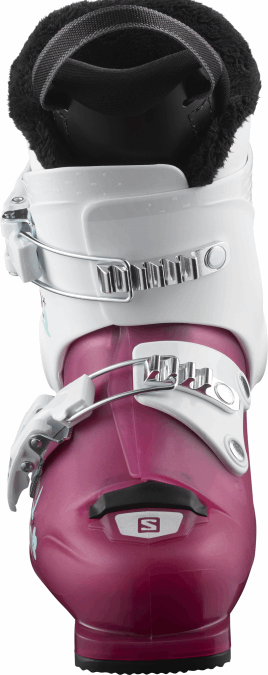 Junior - Kids\' On-Piste Boots - T2 Rt Girly V42L1380 Salomon Rose Violet Translucent/White - Salomon shoes