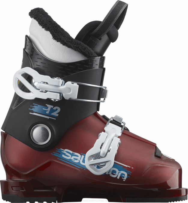 Junior - Kids' On-Piste Boots - T2 Rt V42L1379 Salomon Black/Red/White - Salomon sneakers Australia