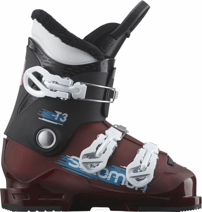 Junior - Kids' On-Piste Boots - T3 Rt V42L1377 Salomon Black/Red/White - Salomon shoes