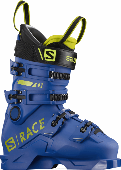 Junior - Kids' Racing Boots - S/Race 70 V42L1374 Salomon Race Blue/Acid Green/Black - Salomon shoes