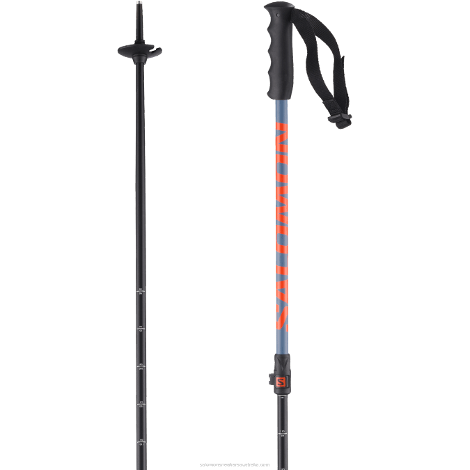 Junior - Kids' Alpine Poles - Mtn Jr V42L1384 Salomon Copen Blue/Orange - Salomon Australia