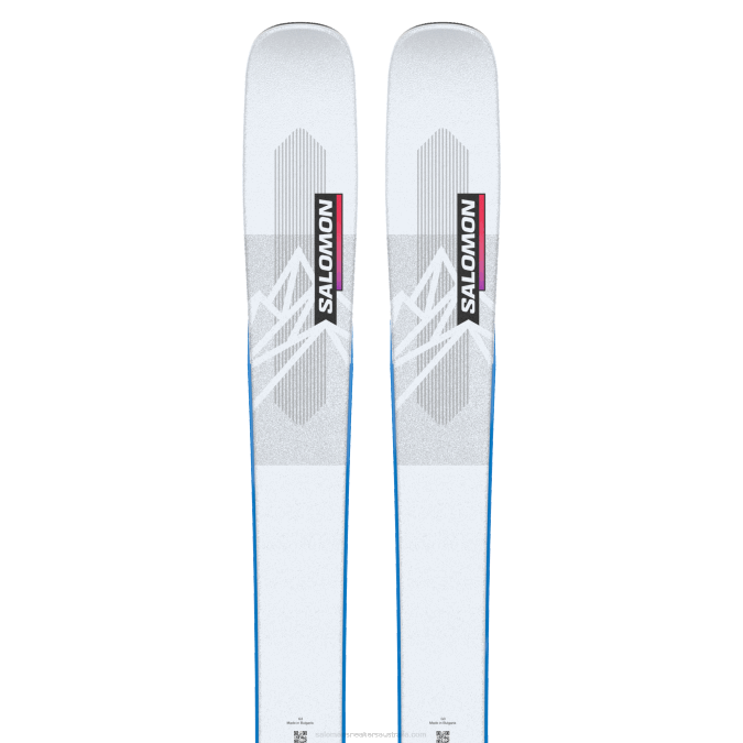 Junior - Kids' Freeride Skis - Qst Blank Team V42L1366 Salomon Illusion Blue/Red/Process Blue - Salomon Australia