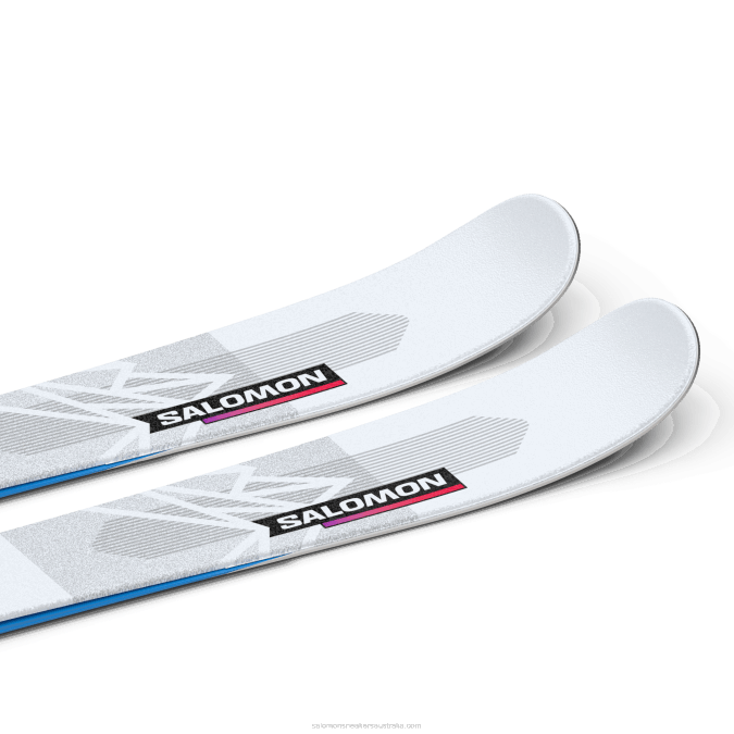 Junior - Kids\' Freeride Skis - Qst Blank Team V42L1366 Salomon Illusion Blue/Red/Process Blue - Salomon Australia