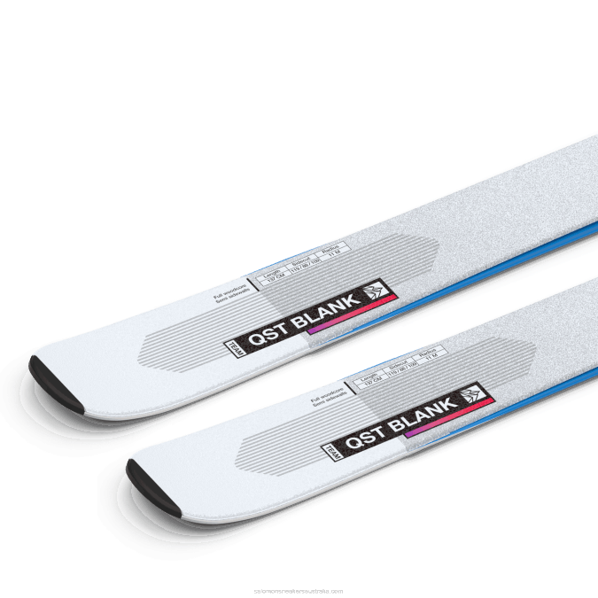 Junior - Kids\' Freeride Skis - Qst Blank Team V42L1366 Salomon Illusion Blue/Red/Process Blue - Salomon Australia