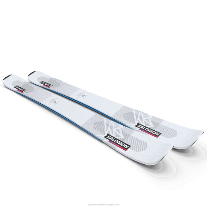 Junior - Kids\' Freeride Skis - Qst Blank Team V42L1366 Salomon Illusion Blue/Red/Process Blue - Salomon Australia