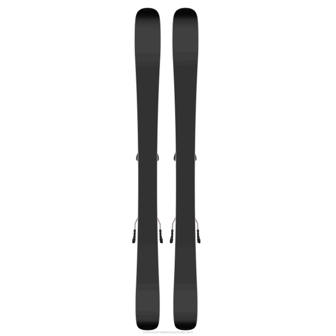 Junior - Kids\' Freestyle Ski Package - Qst Spark M (And L6) V42L1365 Salomon Flame/Copen Blue/Black - Salomon shoes