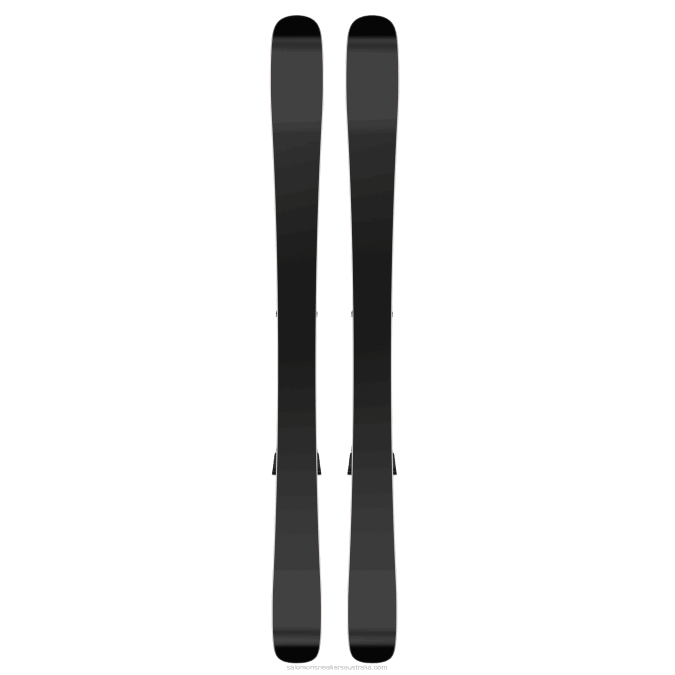 Junior - Kids\' Freestyle Ski Package - Qst Spark S (And C5) V42L1368 Salomon Flame/Copen Blue/Black - Salomon shoes