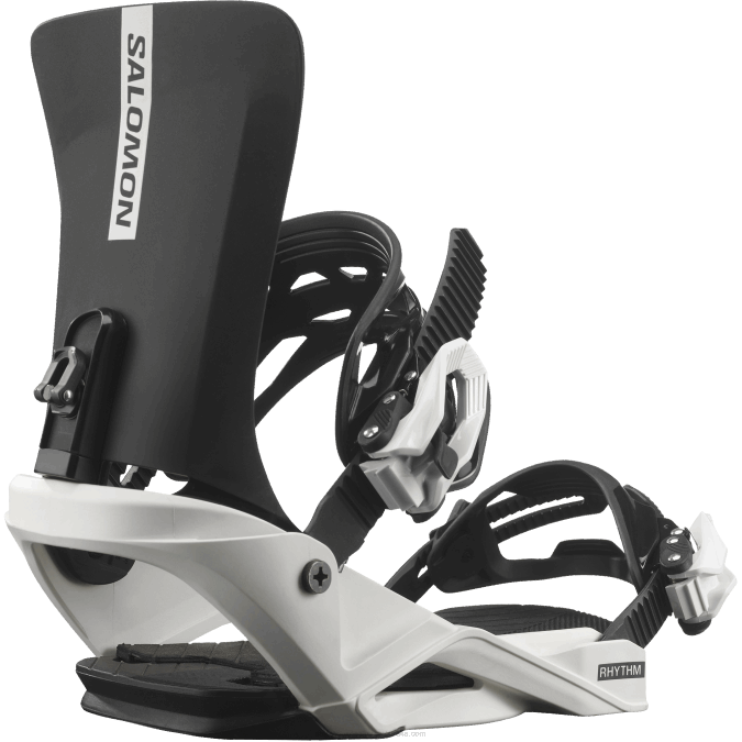 Junior - Kids' Snowboard Bindings - Rhythm V42L1405 Salomon Black/White - Salomon Australia