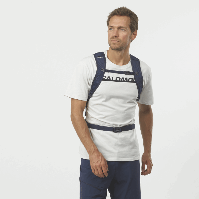 Men's Everyday Bag - Trailblazer 10 V42L365 Salomon Surf The Web/Black Iris - Salomon shoes