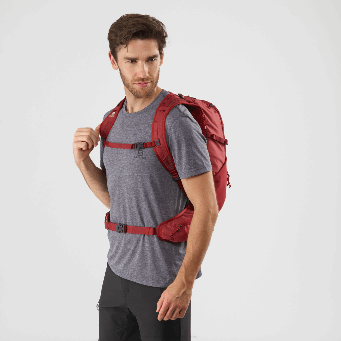 Men's Everyday Bag - Trailblazer 30 V42L367 Salomon Chili Pepper/Red Dahlia/Ebony - Salomon Australia