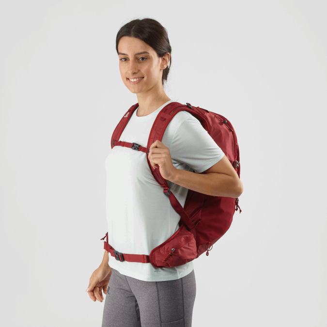 Men\'s Everyday Bag - Trailblazer 30 V42L367 Salomon Chili Pepper/Red Dahlia/Ebony - Salomon Australia