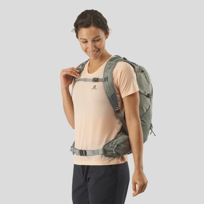 Men\'s Everyday Bag - Trailblazer 30 V42L368 Salomon Wrought Iron/Sedona Sage - Salomon sneakers Australia