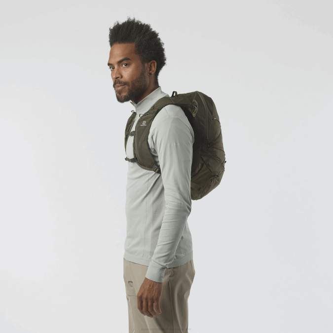 Men's Hiking Bag - Xt 10 V42L1205 Salomon Olive Night/Martini Olive - Salomon Australia