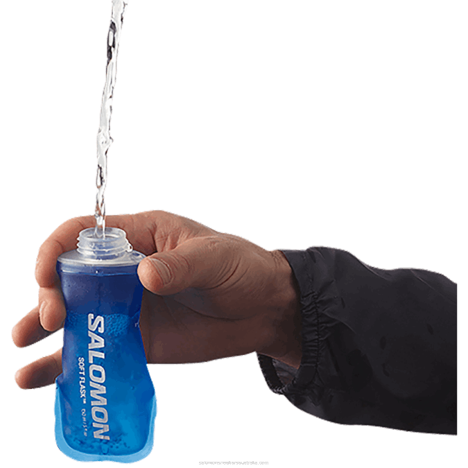 Men\'s Hydration Accessories - Soft Flask 150Ml/5Oz 28 V42L389 Salomon Clear Blue - Salomon Australia