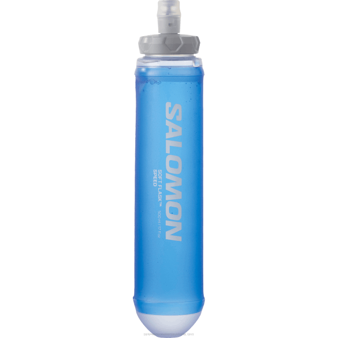 Men's Hydration Accessories - Soft Flask 500Ml/17Oz Speed 42 V42L392 Salomon Clear Blue - Salomon Australia