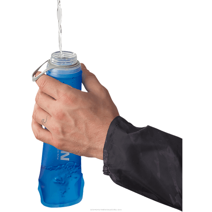 Men\'s Hydration Accessories - Soft Flask Xa Filter 490Ml/16Oz 42 V42L1208 Salomon Clear Blue - Salomon sneakers Australia