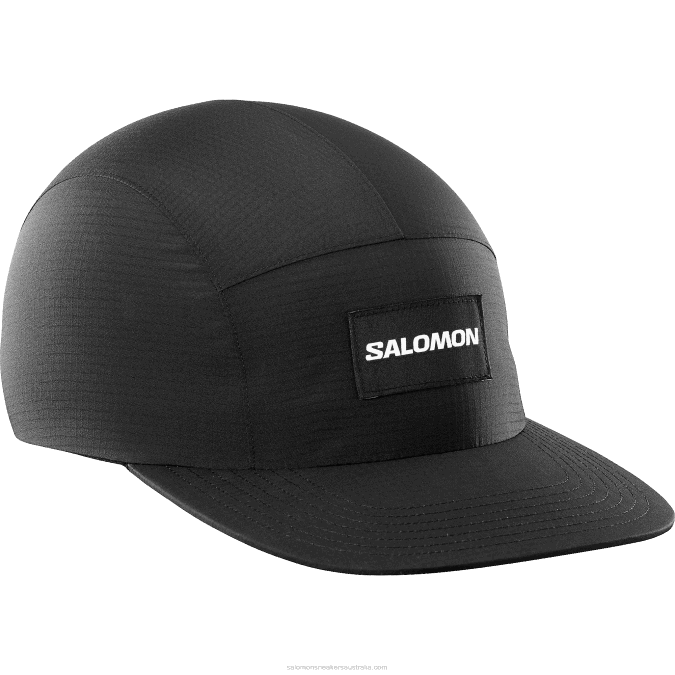 Men's Cap - Bonatti Waterproof Five Panel V42L445 Salomon Deep Black - Salomon sneakers Australia
