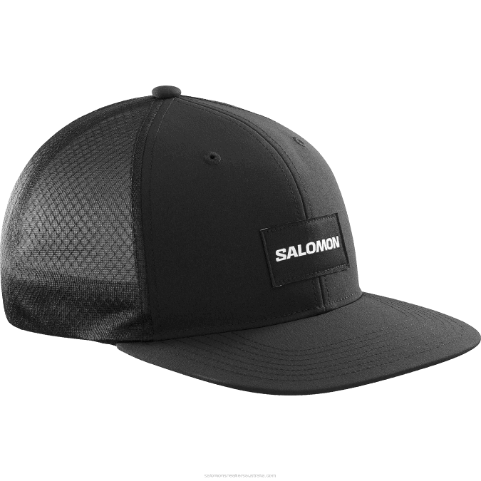 Men's Flat Cap - Trucker V42L419 Salomon Deep Black - Salomon shoes