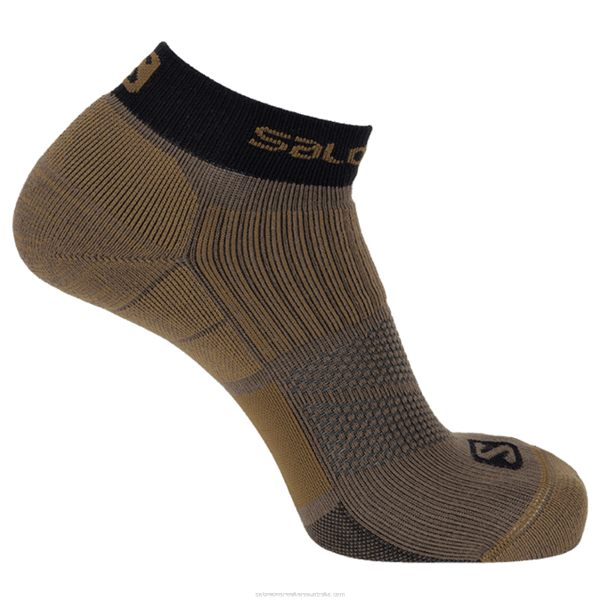 Men's Socks - X Ultra Ankle V42L467 Salomon Kelp/Black - Salomon Australia