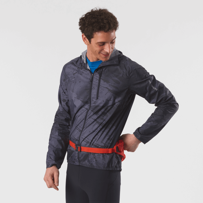 Men's Belt with 3D bottle included - Active V42L346 Salomon Fiery Red/Ebony - Salomon sneakers Australia