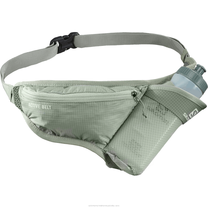 Men\'s Belt with 3D bottle included - Active V42L347 Salomon Wrought Iron/Sedona Sage - Salomon shoes