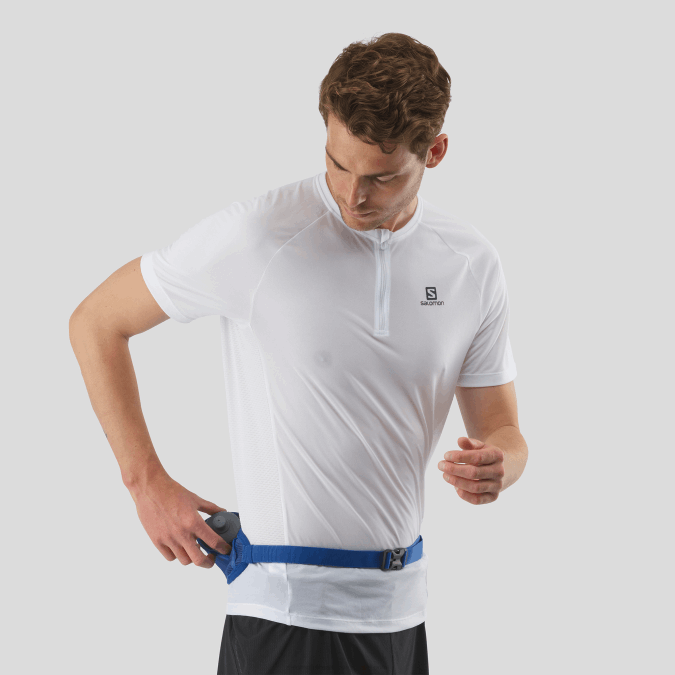 Men's Belt with 3D bottle included - Active V42L348 Salomon Nautical Blue/Mood Indigo - Salomon Australia