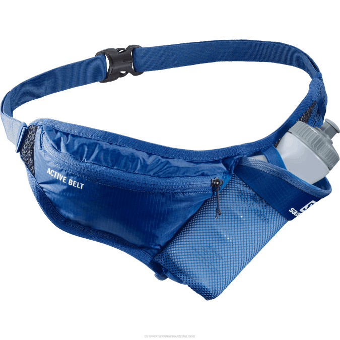 Men\'s Belt with 3D bottle included - Active V42L348 Salomon Nautical Blue/Mood Indigo - Salomon Australia