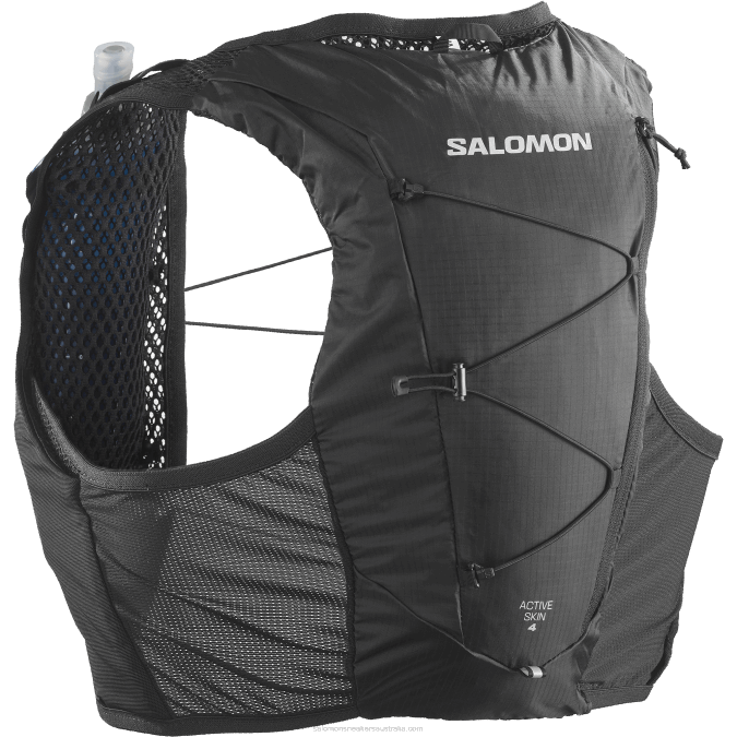 Men\'s Running Vest with flasks included - Active Skin 4 V42L330 Salomon Black - Salomon shoes