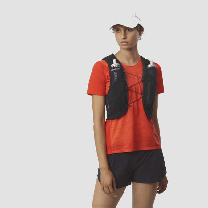 Men\'s Running Vest with flasks included - Adv Skin 12 V42L301 Salomon Black - Salomon sneakers Australia