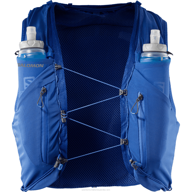 Men\'s Running Vest with flasks included - Adv Skin 12 V42L302 Salomon Nautical Blue/Ebony/White - Salomon shoes