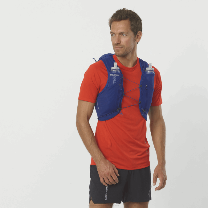 Men's Running Vest with flasks included - Adv Skin 12 V42L306 Salomon Surf The Web - Salomon Australia