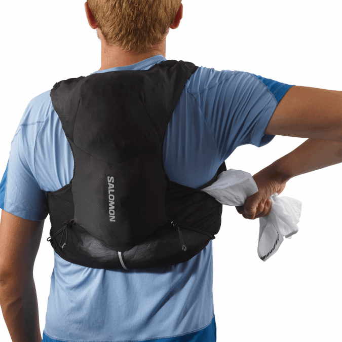 Men\'s Running Vest with flasks included - Adv Skin 5 V42L317 Salomon Black/Ebony - Salomon shoes